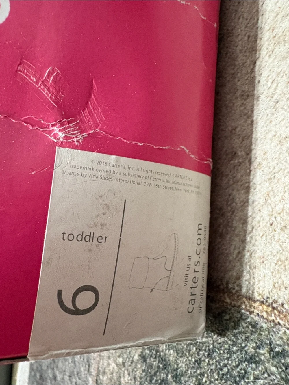 New Carter’s toddler size winter boots style name, Lucy